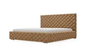 Polsterbett mit Stauraum DS Astra Braun 160 cm