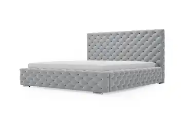 Polsterbett mit Stauraum DS Astra Grau 160 cm