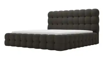 Polsterbett mit Stauraum Twist Schwarz 160 cm