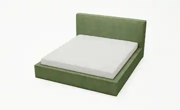Polsterbett mit Bettkasten Monaco Grün 120 cm