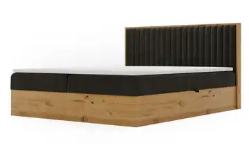 Boxbett mit Stauraum DS Forrest Schwarz 180 cm