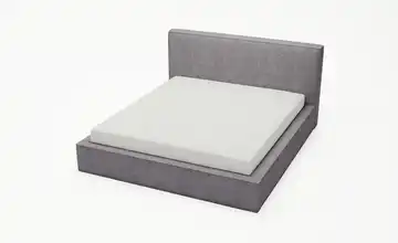 Polsterbett mit Bettkasten Monaco Grau 120 cm