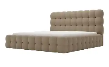 Polsterbett mit Stauraum Twist Braun 160 cm