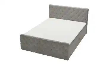 Boxbett mit Stauraum DS Lunaris Grau 160 cm