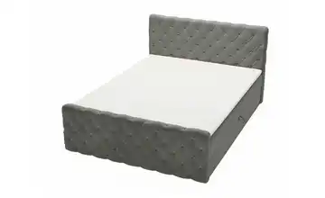 Boxbett mit Stauraum DS Lunaris Dunkelgrau 140 cm