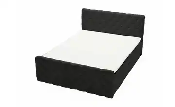 Boxbett mit Stauraum DS Lunaris Schwarz 140 cm