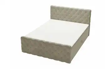 Boxbett mit Stauraum DS Lunaris Beige 140 cm