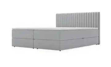 Boxbett mit Stauraum Marbella Grau 180 cm