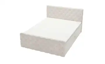 Boxbett mit Stauraum DS Lunaris Creme 140 cm