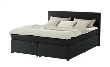 Boxspringbett mit Matratze und Topper, H3 Duke Schwarz H3 180 cm