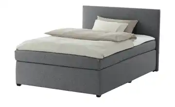 Boxspringbett Carlo Dunkelgrau 140 cm H3