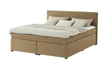 Boxspringbett mit Matratze und Topper, H3 Duke Senfgelb H3 180 cm