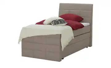 Boxspringbett Bonny Beige H2 100 cm