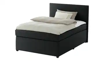 Boxspringbett Carlo Schwarz 90 cm H3