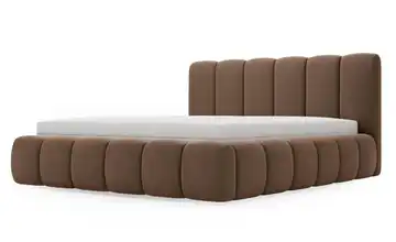 Polsterbett mit Stauraum Cloud 200x200 cm Braun