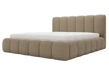 Polsterbett Cloud Bouclé-Stoff 160x200 cm Braun
