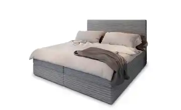 MASSENO Boxbett mit Bettkasten Pisa 160x200 cm Steingrau