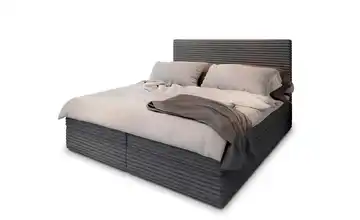 MASSENO Boxbett mit Bettkasten Pisa 160x200 cm Grau