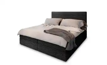 MASSENO Boxbett mit Bettkasten Pisa 180x200 cm Schwarz