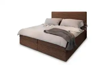 MASSENO Boxbett mit Bettkasten Pisa 180x200 cm Dunkelbraun
