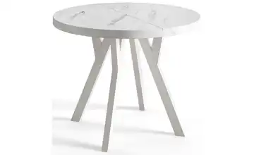 Esstisch ausziehbar Antonio Hellgrau 120x120
