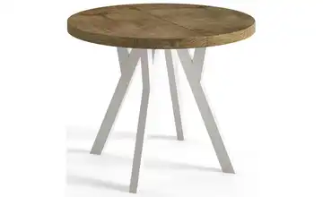 Esstisch ausziehbar Antonio Dunkelbraun 120x120