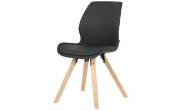 Esszimmerstuhl Luna Schwarz 49 cm 87,5 cm