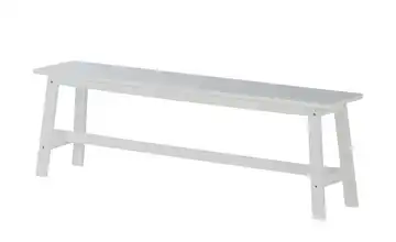 Bank Siro Weiß 140 cm