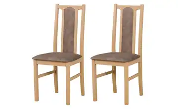 Esszimmerstuhl 2er-Set Eiche Sonoma, Braun