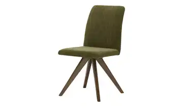 Stuhl Frederick Walnuss, Grün