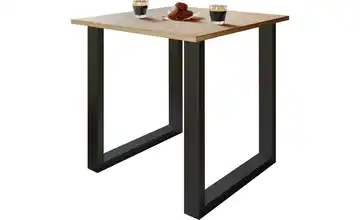 Esstisch Xona 50x80 Eiche Sonoma (Nachbildung), Schwarz