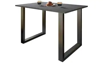 Esstisch Xona 50x110 Anthrazit, Schwarz