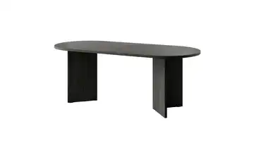 Selsey Esstisch oval Ovo Ovo Schwarz