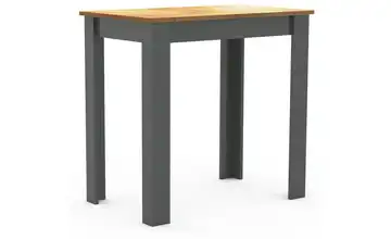 Esstisch 50x80 80 cm holzfarben, Grau
