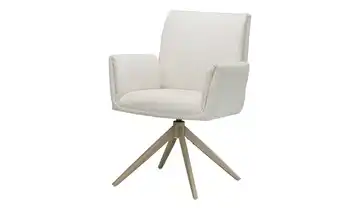 Armlehnstuhl David Creme, kaschmirfarben