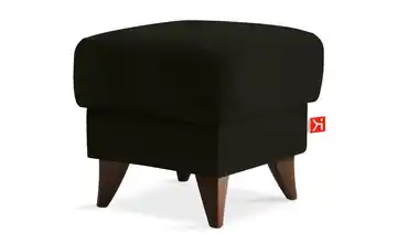 KONSIMO Hocker Anthrazit Wildleder