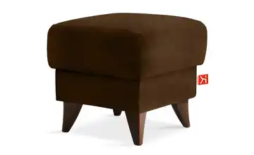 KONSIMO Hocker Dunkelbraun