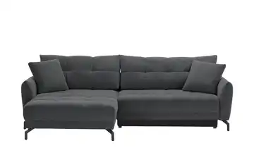 Ecksofa Casandra de Luxe links Anthrazit Webstoff