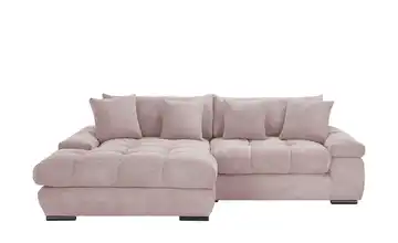 Ecksofa Hella links Flamingo, Rosa