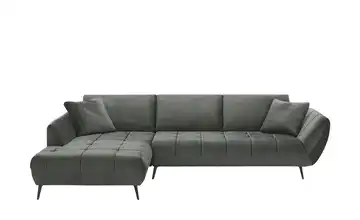 Ecksofa Carly Mikrofaser Graphit links