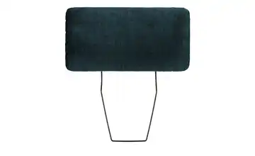 Kopfstütze Carly Blau Mikrofaser