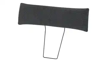 Kopfstütze Casandra de Luxe Dunkelgrau Cordstoff