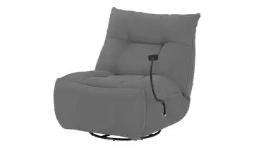 Sessel Malia Grau Manuelle Relaxfunktion