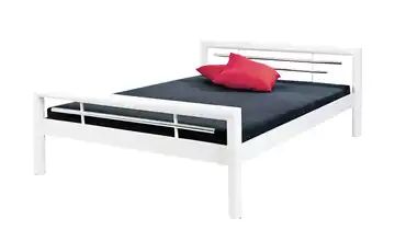 Metallbett Weiß