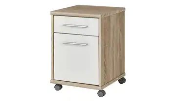 Rollcontainer Eiche Sonoma Nachbildung/ weiß