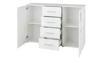 Kommode 2-türig, 4 Schubkästen