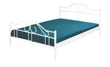 Metallbett Weiß
