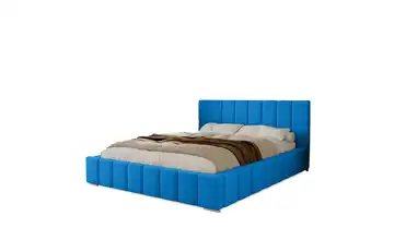 Polsterbett Alma Blau 180x200 cm