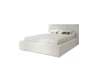 Polsterbett Aura 215 cm 200x200 cm Weiß