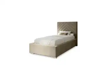 Polsterbett Aura 95 cm 80x200 cm Hellbraun